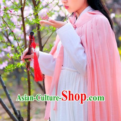 Traditional Chinese Stage Hanfu Costume Opera Historical Dresses and Mantle Complete Set for Women Girls