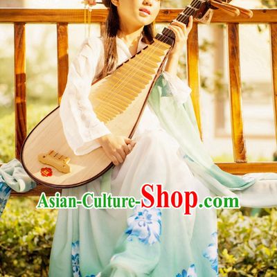 Traditional Chinese Stage Tang Dynasty Ruqun Hanfu Costume Historical Dress Complete Set for Women Girls