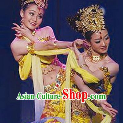 Traditional Chinese Yangge, Fan Dancing Wholesale Costume, Folk Dance Yangko Costume, Traditional Chinese Nationality Flying Dancewear for Women