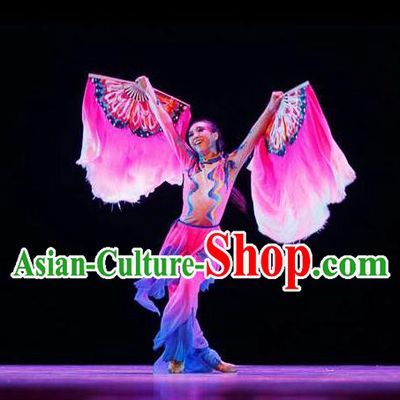 Traditional Chinese Yangge, Fan Dancing Wholesale Costume, Folk Dance Yangko Costume, Traditional Chinese Dancewear for Women