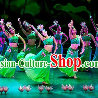 Traditional Chinese Yangge, Fan Dancing Wholesale Costume, Folk Dance Yangko Costume, Traditional Chinese Nationality Dancewear for Women