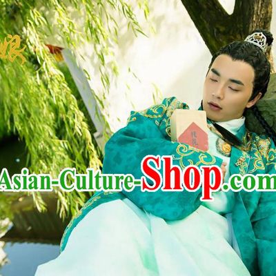 Traditional Chinese Costume Chinese Ancient Royal Nobility Men Dress, Ming Dynasty Prince Robe Costume for Men