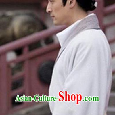 Chinese Ancient Swordsman Long Wig Set, Traditional Chinese Wig Hoods for Men
