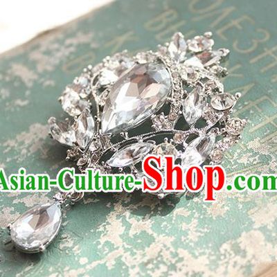 Traditional Classic Women Jewelry Accessories, Traditional Classic Gothic Restoring Ancient Crystal Brooch for Women