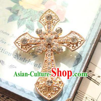 Traditional Classic Women Jewelry Accessories, Traditional Classic Gothic Restoring Ancient Crystal Brooch for Women