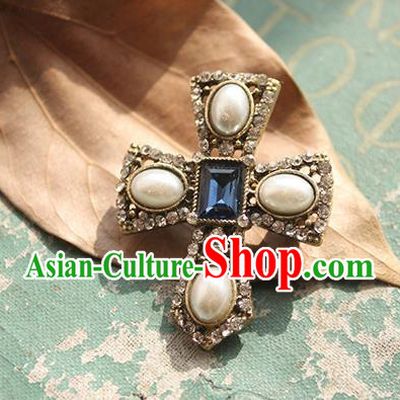Traditional Classic Women Jewelry Accessories, Traditional Classic Gothic Restoring Ancient Crystal Brooch for Women