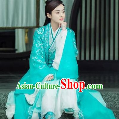 Traditional Chinese Ancient Costumes, Ancient Chinese Cosplay Swordswomen Knight Costume Complete Set for Women
