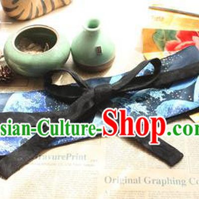 Traditional Japanese Restoring Ancient Kimono Wide Belt, China Kimono improved Waist Closure for Women