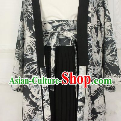 Traditional Japanese Restoring Ancient Kimono Wide Belt, China Kimono improved Double Waist Closure for Women