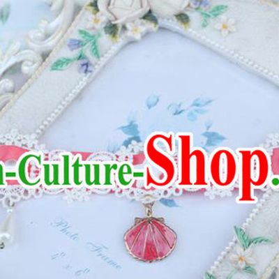 Traditional Classic Pearl Necklace Accessories, Restoring Ancient Lace Princess Necklace for Women