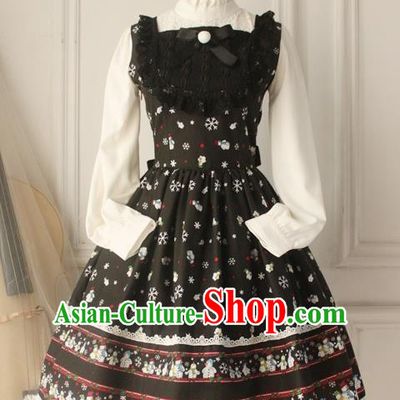 Traditional Classic Elegant Women Costume Sundress, Restoring Ancient Princess Christmas Joe Chest Dress Giant Swing Jumper Skirt for Women