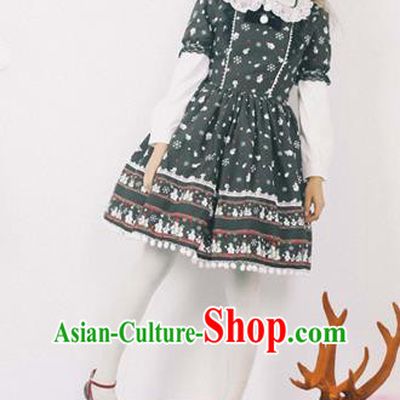 Traditional Classic Elegant Women Costume Sundress, Restoring Ancient Princess Christmas Dress Giant Swing Skirt for Women