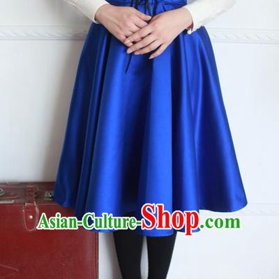 Traditional Classic Elegant Women Costume Fishbone Bust Skirt, Restoring Ancient Princess Drawnstring Gothic Giant Swing Skirt for Women