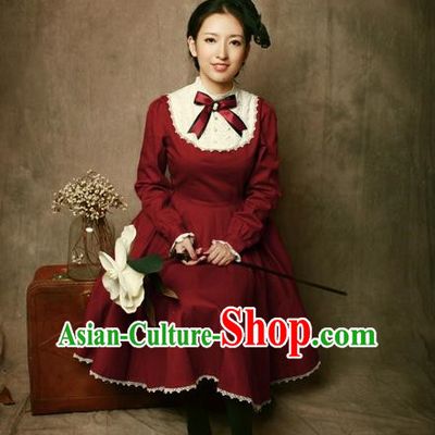 Traditional Classic Elegant Women Costume Palace One-Piece Dress, Restoring Ancient Princess Royal Dress for Women