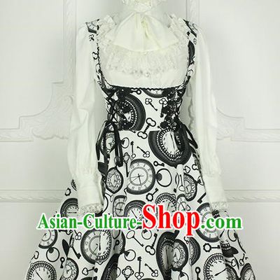 Traditional Classic Elegant Women Costume One-Piece Dress, Restoring Ancient Princess Joe Chest Jumper Skirt for Women