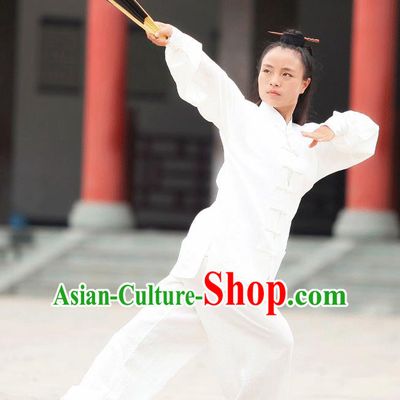 Traditional Chinese Wudang Uniform Taoist Uniform Kungfu Kung Fu Clothing Clothes Pants Shirt Supplies Wu Gong Outfits, Chinese Tang Suit Wushu Clothing Tai Chi Suits Uniforms for Women