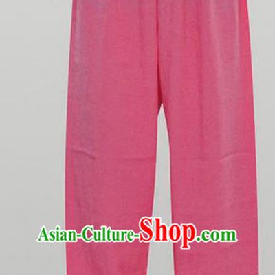 Traditional Chinese Wudang Uniform Taoist Linen Pants Wu Gong Trousers, Chinese Tang Suit Wushu Clothing Tai Chi Bloomers for Men