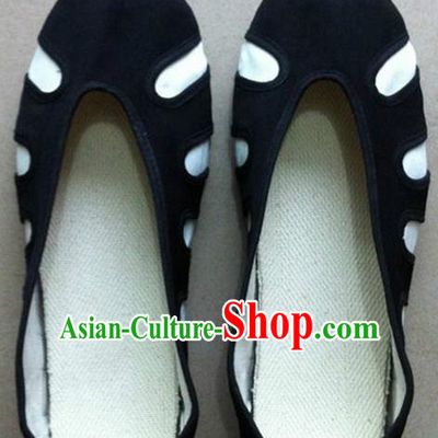 Traditional Chinese Wudang Taoist Supplies Shoes Tai Chi Yin Yang Shoes Martial Arts Fabric Shoes for Men