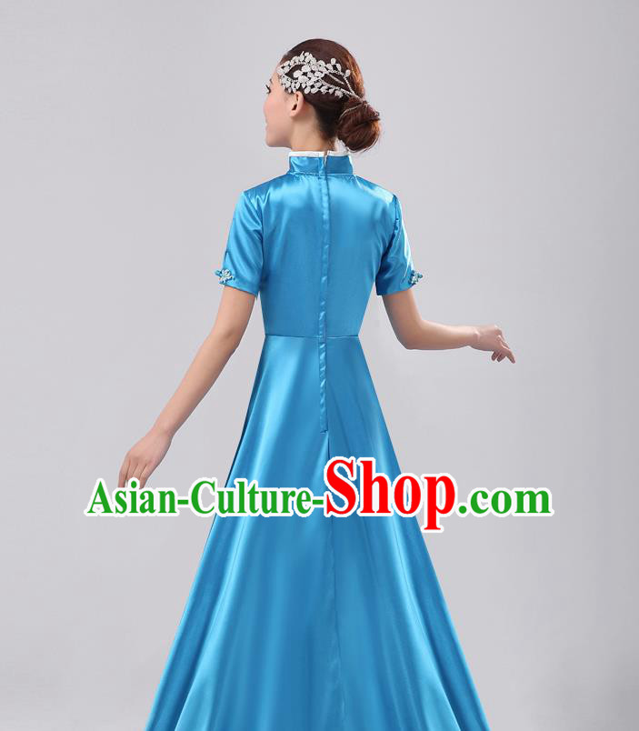 Traditional Chinese Yangge Fan Dancing Costume Traditional Chinese Yangge Fan Dancing Costume