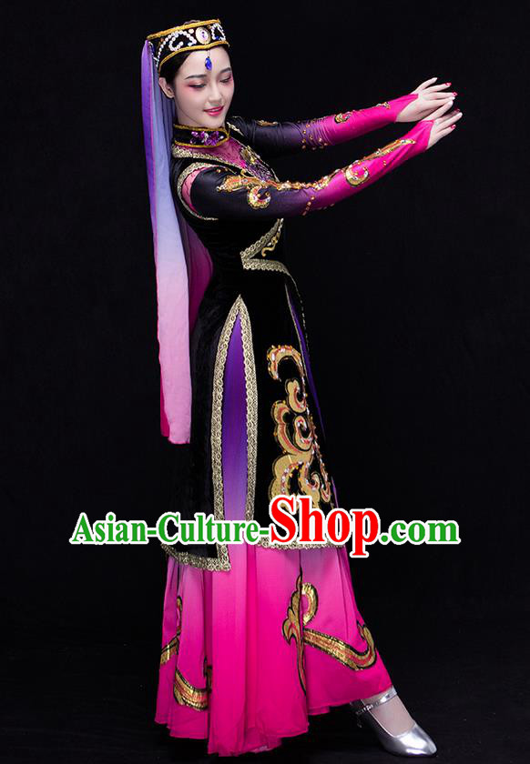 Traditional Chinese Yangge Fan Dancing Costume Traditional Chinese Yangge Fan Dancing Costume