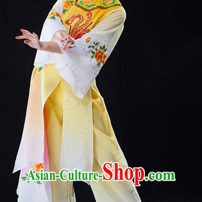 Traditional Chinese Classical Yangko Dance Dress, Yangge Fan Dancing Costume Umbrella Dance Suits, Folk Dance Yangko Costume for Women
