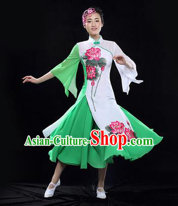 Traditional Chinese Yangge Fan Dancing Costume Traditional Chinese Yangge Fan Dancing Costume