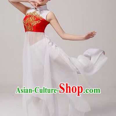 Traditional Chinese Classical Yangko Dance Dress, Yangge Fan Dancing Costume Umbrella Dance Suits, Folk Dance Yangko Costume for Women