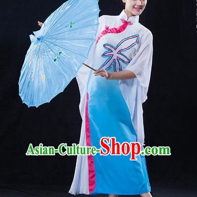 Traditional Chinese Classical Yangko Dance Dress, Yangge Fan Dancing Costume Umbrella Dance Suits, Folk Dance Yangko Costume for Women