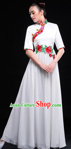 Traditional Chinese Yangge Fan Dancing Costume Traditional Chinese Yangge Fan Dancing Costume