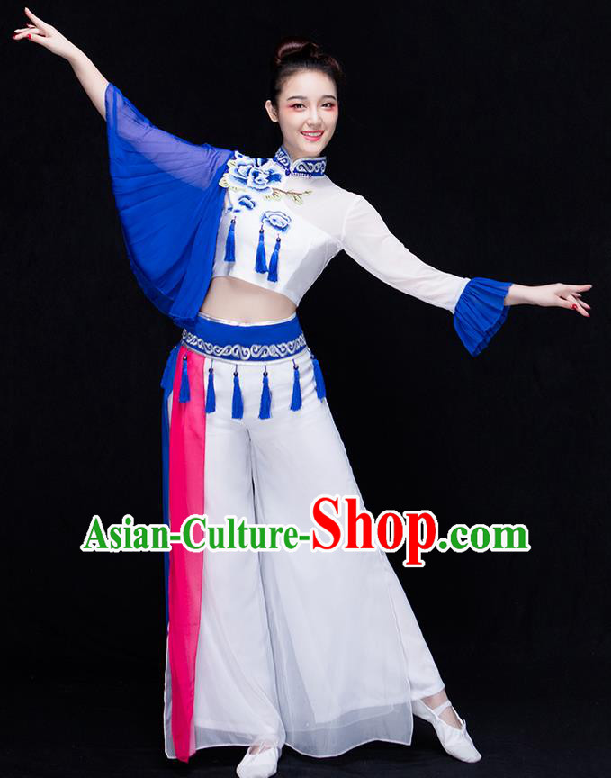 Traditional Chinese Yangge Fan Dancing Costume Traditional Chinese Yangge Fan Dancing Costume