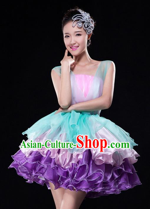 Traditional Chinese Yangge Fan Dancing Costume Traditional Chinese Yangge Fan Dancing Costume