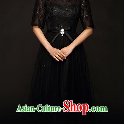 Traditional Chinese Classic Stage Performance Chorus Modern Dance Costumes Dress, Chorus Competition Costume, Compere Costumes for Women