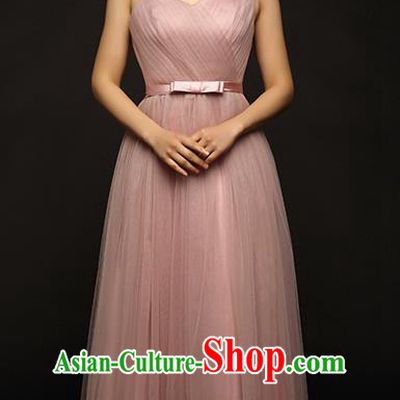 Traditional Chinese Classic Stage Performance Chorus Singing Group Dance Costumes, Chorus Competition Full Dress, Compere Costumes for Women