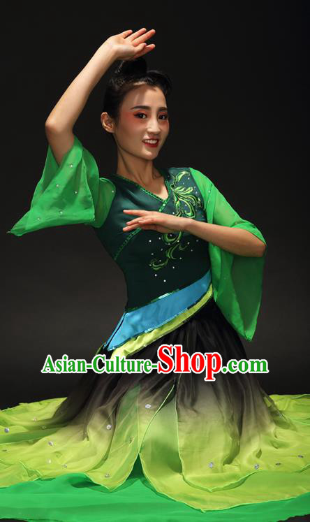 Traditional Chinese Yangge Fan Dancing Costume Traditional Chinese Yangge Fan Dancing Costume