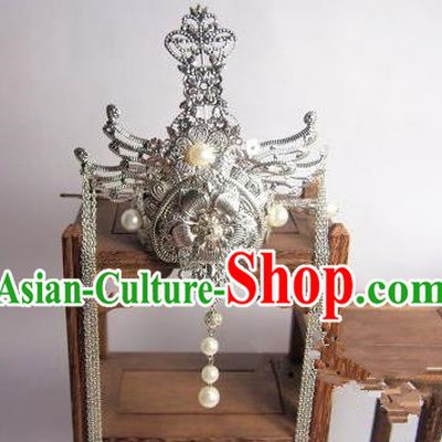 Traditional Chinese Ancient Jewelry Accessories, Ancient Chinese Imperial Princess Wedding Hair Phoenix Coronet, China Wedding Hairpin  for Women