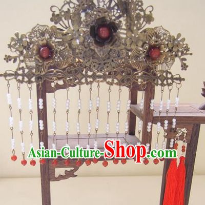 Traditional Chinese Ancient Jewelry Accessories, Ancient Chinese Imperial Princess Wedding Hair Phoenix Coronet, China Wedding Bride Hairpin  for Women