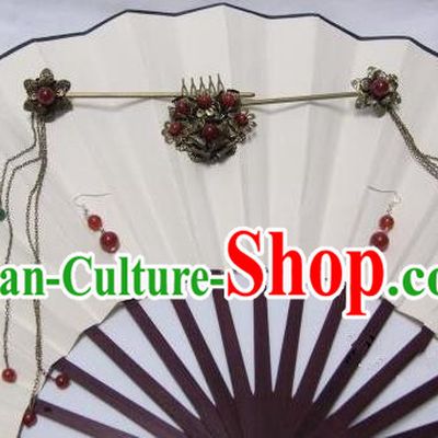 Traditional Chinese Ancient Jewelry Accessories, Ancient Chinese Imperial Princess Wedding Hair Step Shake Phoenix Hair Comb, China Wedding Bride Hairpin for Women