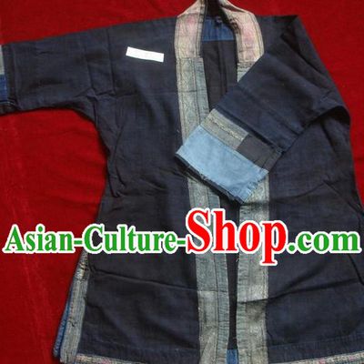 Traditional Chinese Miao Nationality Dancing Costume, Hmong Female Folk Dance Ethnic Blouse, Chinese Minority Nationality Handmade Embroidery Costume for Women