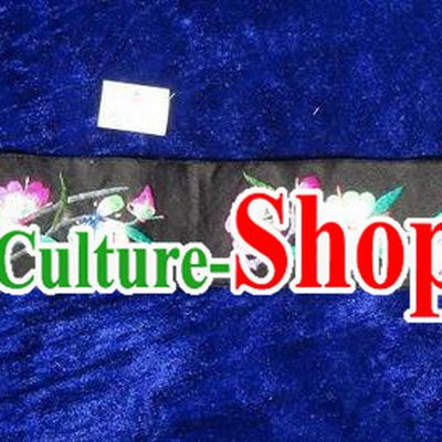 Traditional Chinese Miao Nationality Embroidery Belts, Hmong Handmade Embroidery Belt for Women