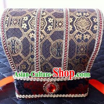 Ancient Chinese Play Property Head Wear Chinese Traditional Style Emperor Hat Officials Tiara