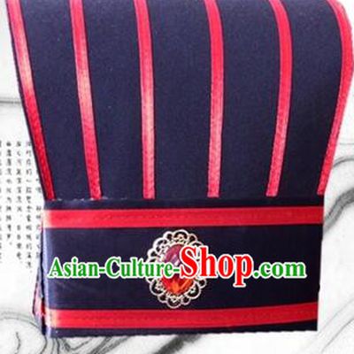 Ancient Chinese Play Property Head Wear Chinese Traditional Style Emperor Hat Officials Tiara Han Fu Head Wearing