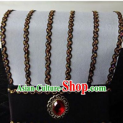 Ancient Chinese Play Property Head Wear Chinese Traditional Style Emperor Hat Officials Tiara Han Fu Head Wearing