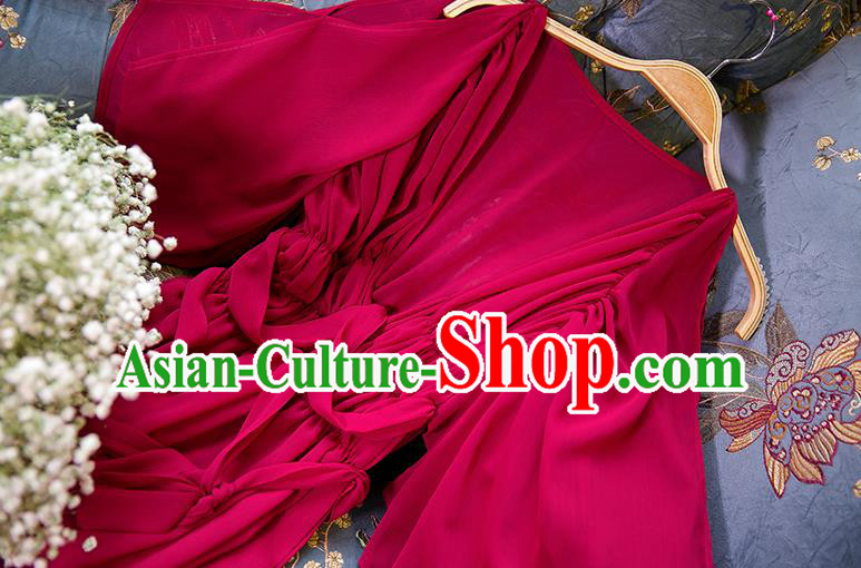 Traditional Classic White Silk Pajamas Heavy Lace Embroidery Evening Dress Restoring Garment Skirt Braces Skirt Traditional Classic White Silk Pajamas Heavy Lace Embroidery Evening Dress Restoring Garment Skirt Braces Skirt