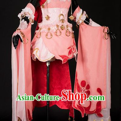 Chinese Cos Fairy Costume Garment for Women Dress Costumes Dress Adults Cosplay Japanese Korean Asian King Clothing
