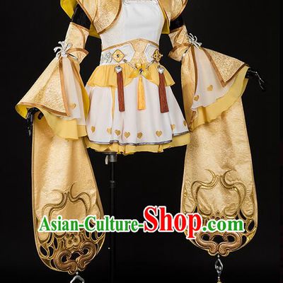 Chinese Cos Fairy Costume Garment Dress Costumes Dress Adults Cosplay Japanese Korean Asian King Clothing