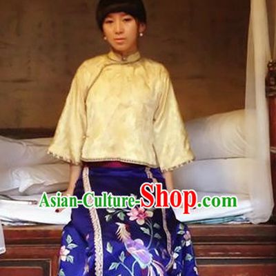 Traditional Classic Women Clothing, Traditional Classic Chinese Republic Of China Silk Satin Jacquard Cotton Chinese Plate Buttons Jacket