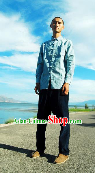 Chinese Hooded Cotton Linen Double-Breasted Tang Suit Plate Buttons Chinese Style Restoring Ancient Thick Cotton-Padded Jacket Hanfu Male Winter Coat Chinese Hooded Cotton Linen Double-Breasted Tang Suit Plate Buttons Chinese Style Restoring Ancient Thick Cotton-Padded Jacket Hanfu Male Winter Coat