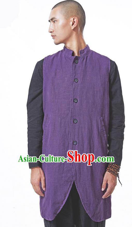 Chinese Hooded Cotton Linen Double-Breasted Tang Suit Plate Buttons Chinese Style Restoring Ancient Thick Cotton-Padded Jacket Hanfu Male Winter Coat Chinese Hooded Cotton Linen Double-Breasted Tang Suit Plate Buttons Chinese Style Restoring Ancient Thick Cotton-Padded Jacket Hanfu Male Winter Coat