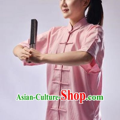 Top Linen Kung Fu Costume Martial Arts Kung Fu Training Uniform Gongfu Shaolin Wushu Clothing Tai Chi Taiji Teacher Suits Uniforms for Women