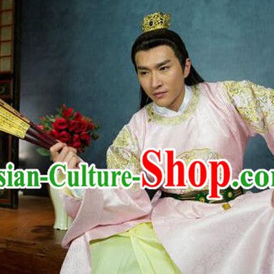 Traditional Chinese Costume Chinese Ancient Royal Nobility Men Dress, Ming Dynasty Prince Dragon Robe Costume for Men